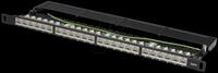 DN-91624S-SL-SH - Patchpanel, 19&rdquo;, 24-Port, Cat.6, 0,5 HE