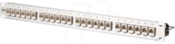 BTR 130B11P1-E - CAT.6A modul 24 Port 180&deg; 1HE Edelstahl