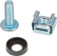 GC N0049 - Befestigungssatz M6, Schrauben 20 mm, 50er Set, silber