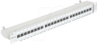 DELOCK 43319 - Patchpanel, 19&rdquo;, 24-Port, Cat.6a, 1 HE