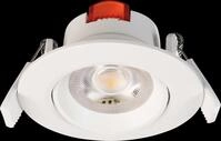 DEKO 565337 - Deckeneinbauleuchte SMD-68-230V, DIM, 2700K, 510 lm, rund, wei&szlig;,