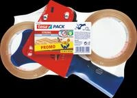 TESA 57195 - tesapack&reg; Abroller + 2 Rollen, 66 m x 50 mm, transparent