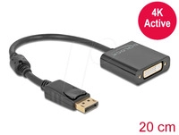DELOCK 63482 - DisplayPort Adapter, DP 1.2 Stecker auf DVI Buchse