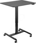 LOGILINK EO0050 - Sitz-/Steharbeitsplatz, elektrisch h&ouml;henverstellbar, rollbar, sc