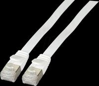EFB K5545WS.025 - Cat.6a Flachpatchkabel, U/FTP, 0,25 m, wei&szlig;
