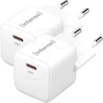 INTENSO 7803032 - USB-Ladeger&auml;t, 30 W, 1x USB-C, GaN, wei&szlig;, 2er-Pack