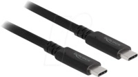 DELOCK 80009 - USB 4.0 Kabel, 40 Gbit/s, 240 W, EPR, 1,2 m