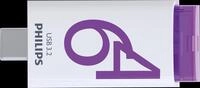 PHI FM64FD175B - USB-Stick, USB 3.2 Gen 1, 64 GB, USB-C Click Magic Purple