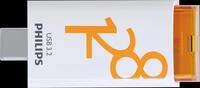 PHI FM12FD175B - USB-Stick, USB 3.2 Gen 1, 128 GB, USB-C Click Sunrise Orange