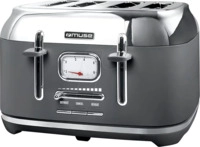 MUSE MS-131 DG - MUSE Edelstahl-Toaster grau MS-131 DG