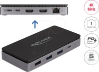 DELOCK 88271 - Dockingstation/PortReplicator, USB 3.2 Gen 1, USB-C