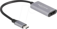 DELOCK 60020 - Adapter USB C > HDMI, 4K@60 Hz, 0,15 m