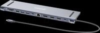 MANHATTAN 190305 - Dockingstation/Port Replicator, USB 3.2 Typ-C, 12 Port