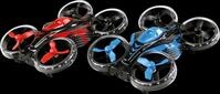 AMEWI 25344 - RC Battle Drohne Set, 2 St&uuml;ck, rot, blau, beleuchtet, 2,4GHz, RT