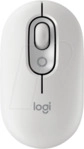 LOGITECH POPMWS - Maus (Mouse), Bluetooth, POP Mouse, wei&szlig;