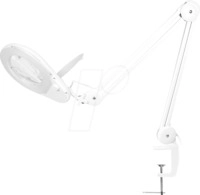 LOGILINK WZ0058 - Lupenleuchte, LED, &Oslash; 127 mm Echtglaslinse, 5 Dioptrien