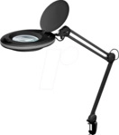 GB 64989 - Lupenleuchte, LED, &Oslash; 127 mm, 3 Dioptrien, schwarz