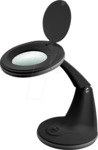 GB 65578 - Lupenleuchte, LED, &Oslash; 100 mm Echtglaslinse, 3 Dioptrien, schwarz