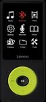 LENCO XEMIO860GN - MP4-Player, 8GB, Bluetooth, Akku, gr&uuml;n