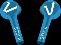 VEHO VEP211STIX2 - Kopfh&ouml;rer, True Wireless, Bluetooth, blau