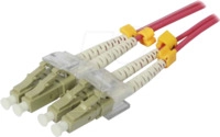 SYN S216769 - Duplex Patchkabel LC/LC 50/125&micro;, OM4 violett, 10 m