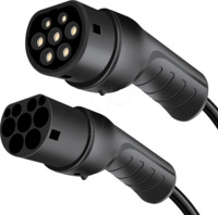 LOGILINK EVC0128 - Typ 2 Kabel, f&uuml;r E-Fahrzeuge, 11 kW, 16 A, 3 Phasen, 5 m, spiral