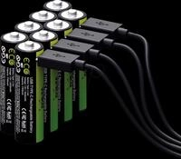 VERICO 8X AA2550 - Li-Ion-Akku, AA (Mignon), 1,5 V, 1700 mAh, USB-C, 8er-Pack