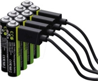VERICO 8X AAA900 - Li-Ion-Akku, AAA (Micro), 1,5 V, 600 mAh, USB-C, 8er-Pack
