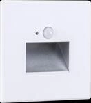 PLM 93133 - Wandeinbauleuchte Edge Quadro, 1,2W, 25lm, 2700 K, eckig, wei&szlig;