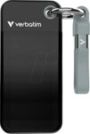 VERBATIM 32190 - Verbatim Pocket SSD mit Schl&uuml;sselring, 1TB Schwarz/Grau