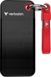 VERBATIM 32192 - Verbatim Pocket SSD mit Schl&uuml;sselring, 1TB Schwarz/Rot