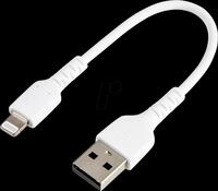 ST RUSBLTMM15CMW - Sync- & Ladekabel, USB-A > Lightning, 15 cm, wei&szlig;