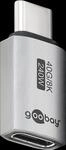 GOOBAY 74447 - USB 4.0 Adapter, C Stecker auf Buchse, gerade