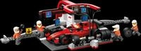 LEGO 60443 - LEGO&reg; City F1 Boxenstopp mit Boxencrew und Ferrari Flitzer