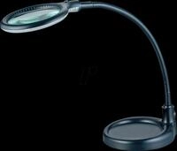 LUMENO 6805SW - Lupenleuchte, LED, &Oslash; 100 mm, 5 Dioptrien, schwarz