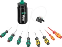 WERA 05100028001 - Schraubendrehersatz, Kraftform XL Bottle Set, 17-teilig