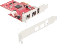 DELOCK 90738 - PCIe-Karte 3 Port 1394b 1394a Firewire