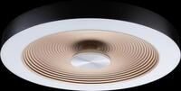 PLM 71180 - Deckenleuchte Volea, 25 W, 2900 lm, 3000 K, rund, schwarz/gold