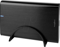 N HDDE35410BK - Festplattengeh&auml;use, USB-A / USB-C, Aluminium, 3.5 ''