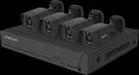 FOSCAM FNA108B4B - Netzwerk-Videorekorder, Set inkl. 4 Kameras