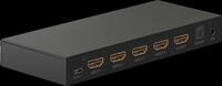 GOOBAY 58490 - HDMI Umschalter 4x1, 4K@60Hz, 2x Audio