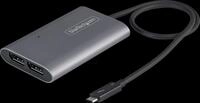 ST TB32DP14 - Adapter Thunderbolt 3 < 2 x DP, 2x 4K 60Hz