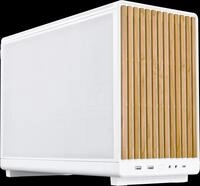 LIAN DAN WD WT - Lian Li DAN Cases A3 Wood Edition, M-ATX, wei&szlig;