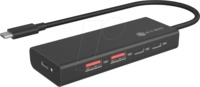 ICY IBHUB1436CPD - USB 3.1, 4 Hub, 2x USB-A, 2x USB-C + PD
