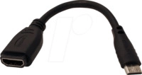 VALUE 12993120 - HDMI Adapter, HDMI Buchse auf HDMI Mini Stecker