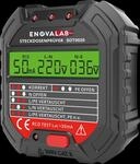 SDT0020 - Steckdosentester mit RCD-Pr&uuml;fung und LCD