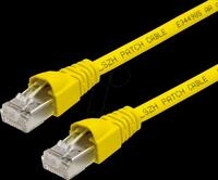 TG 100008863 - Patchkabel, Cat.6a, S/FTP, LSOH, gelb, 6 m