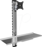 ICA-PLW-01 - Arbeitsstation, Monitor+Tastaturhalterung,15'' - 27'', Wandhalteru