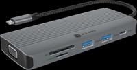 ICY IB-DK4040AC - Dockingstation/Port Replicator, USB Type-C, Laptop