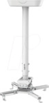 LOGILINK BP0157 - Deckenhalterung f&uuml;r Beamer, 595 - 895 mm, wei&szlig;